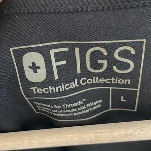 FIGS scrubs three pocket top